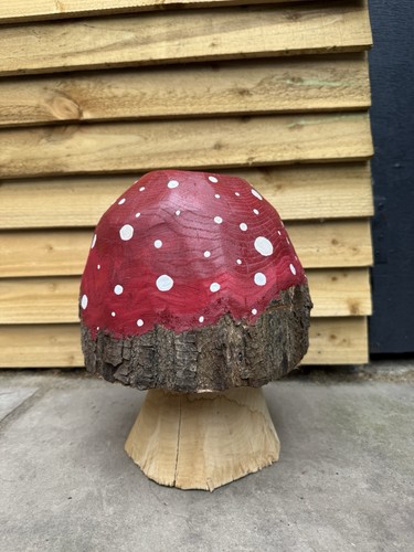 Mushroom garden sculpture - garden,