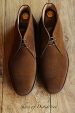 Alfred Sargent Brown Suede Chukka Boots Men's UK 8.5 F US 9.5 EU 42.5 New