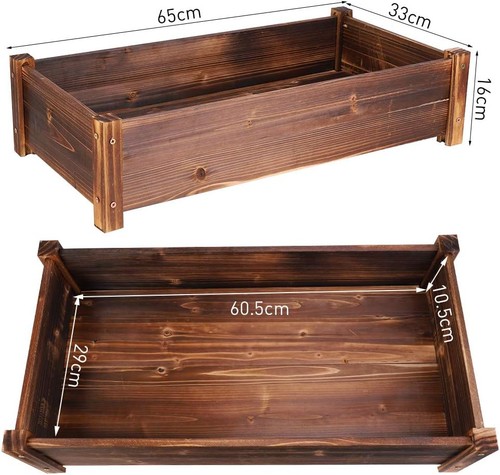Wooden garden planters flower - wooden,