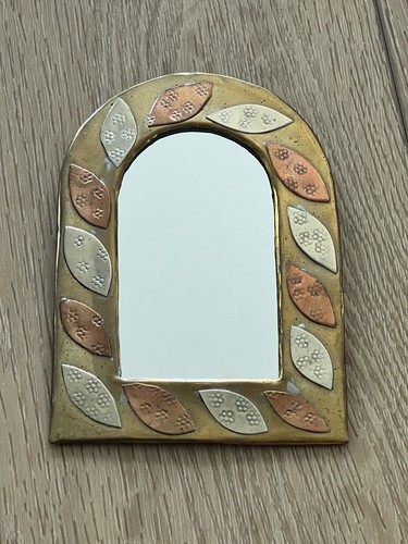 Vtg moroccan mini mirror - vtg,