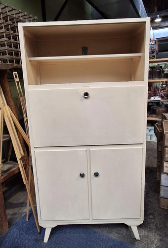 Vintage 1950s kitchen cabinet - vintage,