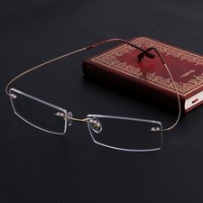 Fashion Metal Rimless Eye