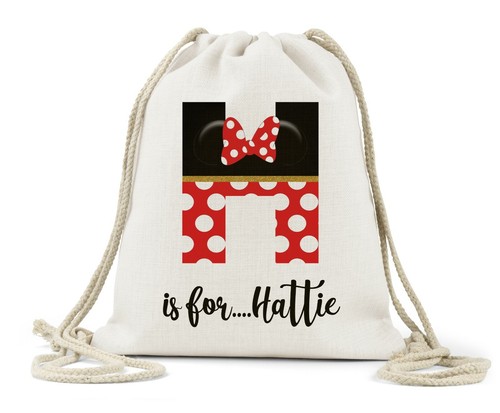 Personalised drawstring bag - personalised,