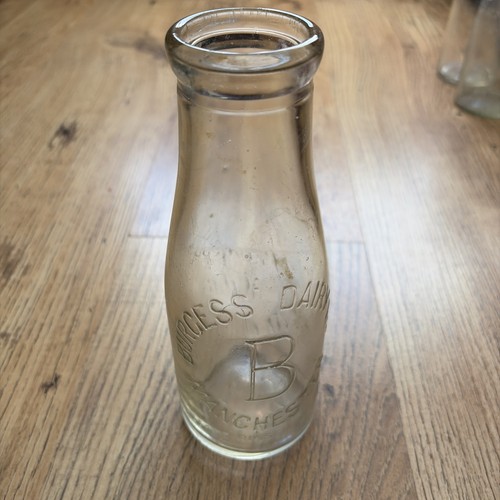 Vintage quart milk bottle - quart,