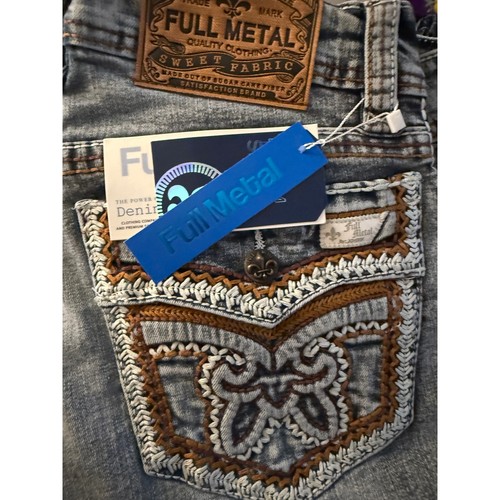 Full metal jeans mens - metal,