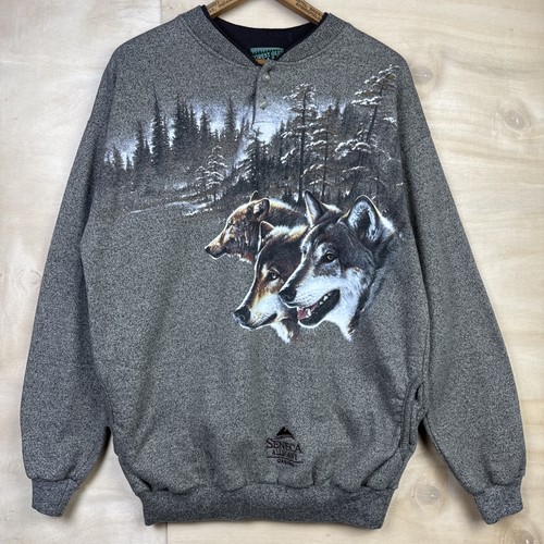 Vintage 90s wolves wolf - vintage,