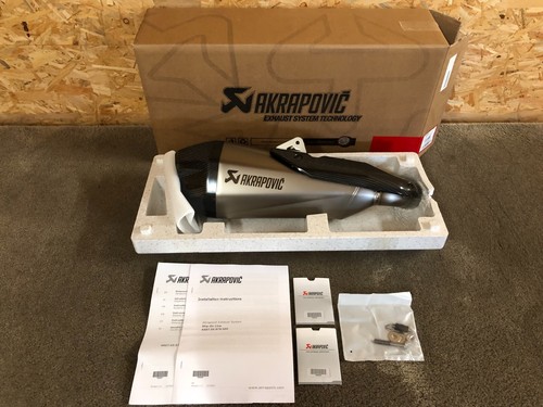 Akrapovic exhaust titanium
