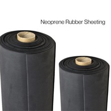 Neoprene Solid Black Rubber
