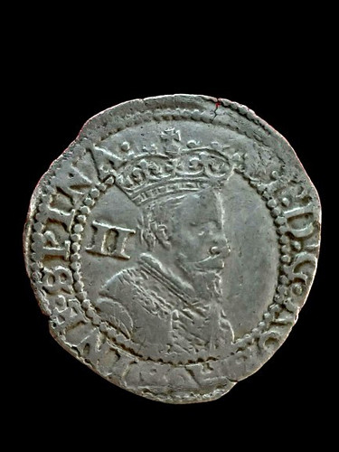 James half groat first - l,