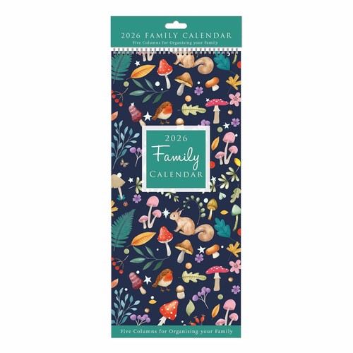 Floral slim family - floral, planner