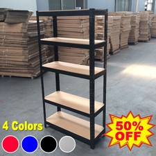 Garage Shelves Shelving 5 Tier Unit Racking Boltless Heavy Duty Storage Shelf