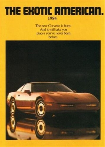 Corvette 1984 vintage original - corvette,