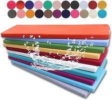 OUTDOOR 2 3 4 SEATER BENCH PAD WATERPROOF FABRIC FURNITURE SEAT CUSHION