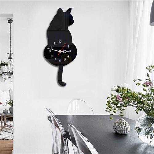 Wall clock cute cat - wall,