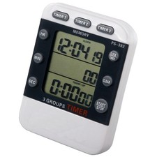 Digital 3 Channel Triple Darkroom Timer Clock Negative Film Developing Countdown