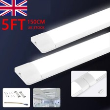 LED Batten Light 5FT Office Ceiling Strip Light Garage Lamp 6500k Pack of 1~20