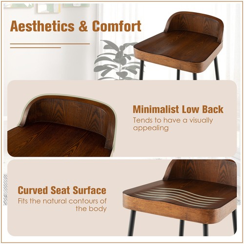 Pack vintage bar stools - 2-pack, tall