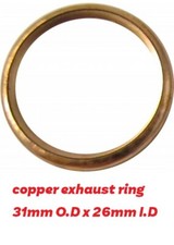 Pit Dirt Monkey Copper Exhaust Gasket 40mm Bike, Honda C90, Fits 50cc to 160cc
