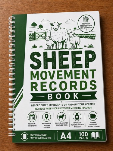 Sheep holding register - register, farm