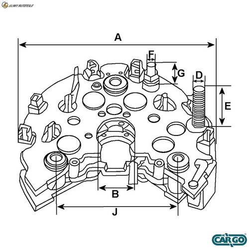 Rectifier generator 032 131 - rectifier,