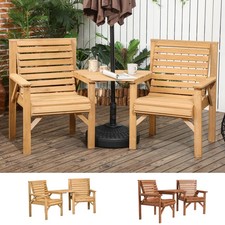 Wooden Garden Love Seat 2