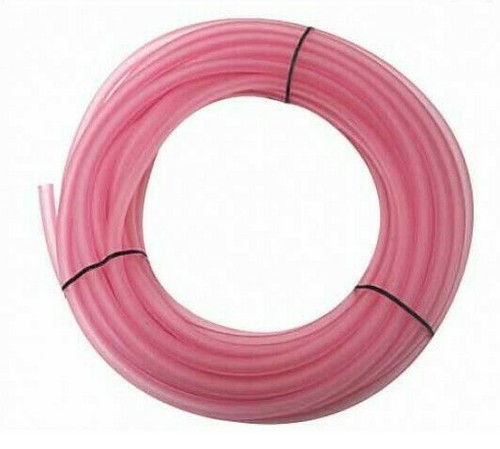Pink clear carb breather vent - clear,
