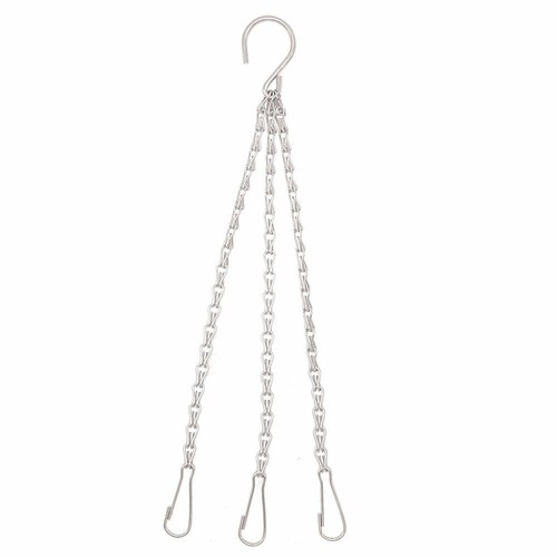 Hanging basket clip - clip, chains