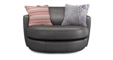 DFS Sophia Steel Grey Leather