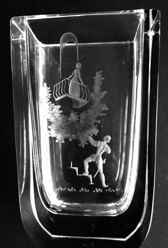 Orrefors crystal vase - vase,, &