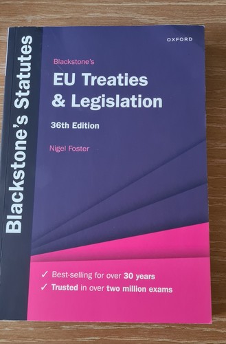 Blackstone statutes eu - blackstone's,