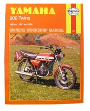 Haynes Workshop Manual Yamaha RD200 73-76, RD200DX 74-78, YCS-3E, YCS-5E 71-73