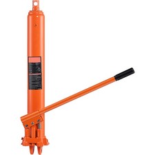 Hydraulic Long Ram Jack 8 Ton Clevis Base Engine Hoist Cylinder Dual Pump