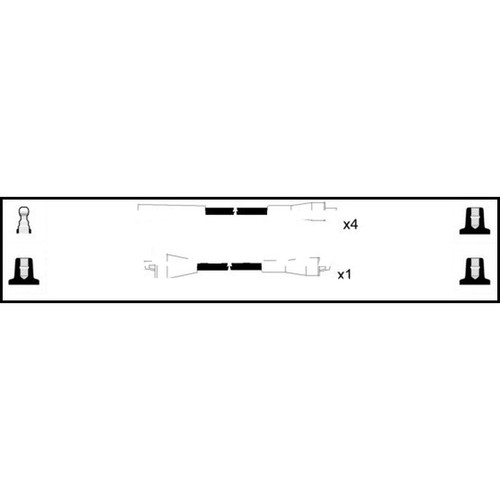Leads ignition cable kit - leads,