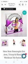 Powerspin  - Powerball Upper Body & Arm Exerciser Weighted - Home Gym Purple