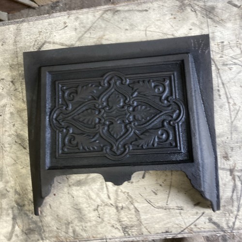 Cast iron fireplace hood - cast,