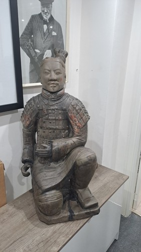 Terracotta warrior archer - terracotta,