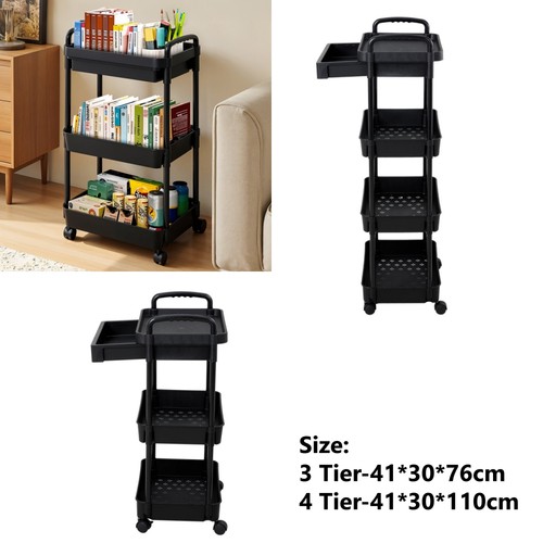 Tier storage trolley cart - trolley,