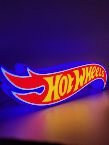 Hot wheels light box - wheels, led