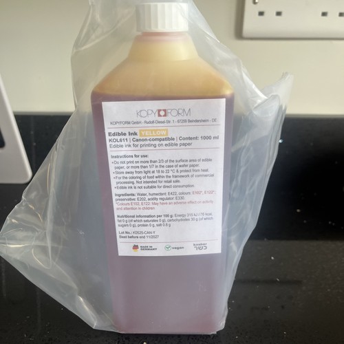Kopyform edible ink - kopyform, yellow