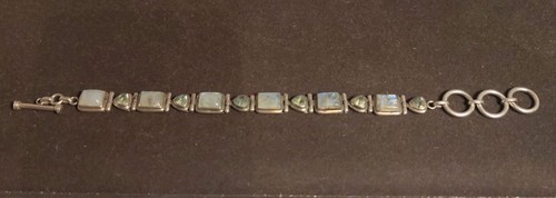 Moonstone bracelet sterling - moonstone,