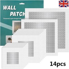 14x Wall Patch Repair Kit Dry Wall Hole Repair Patch for Ceilings 2/4/6/8Inch