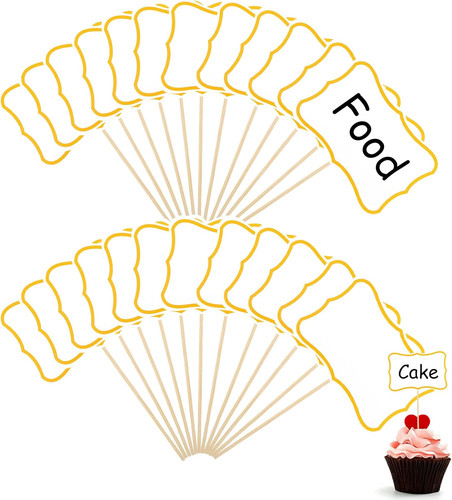Mini chalkboard food labels - mini,