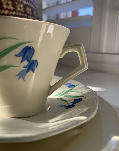 Art deco hand painted barker - hand-painted,