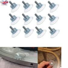 12Pcs Strong Rubber Suction Cup Sucker Pads with M6 Screw For Glass Table Top