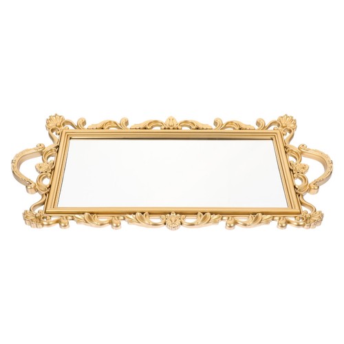 Retro style mirror tray - mirror, female
