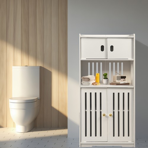 Freestanding tier bathroom - 4‑tier,