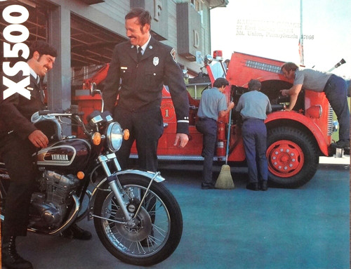 1975 yamaha xs500b - yamaha, 4-page