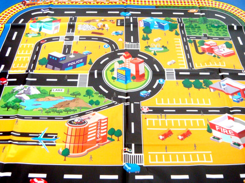 Giant city playmat road train - playmat,