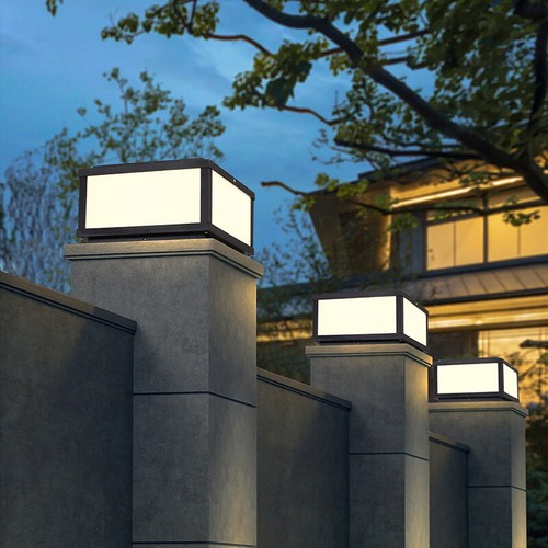 Outdoor pillar lamp home post - home,
