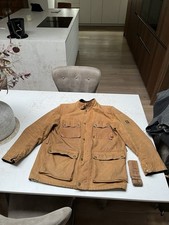 Belstaff Men's Roadmaster Waxed Cotton Motorcycle Jacket Size Large